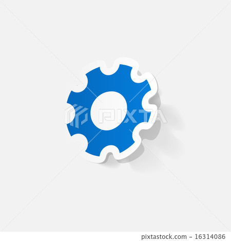 Paper clipped sticker: Manual pinion 16314086