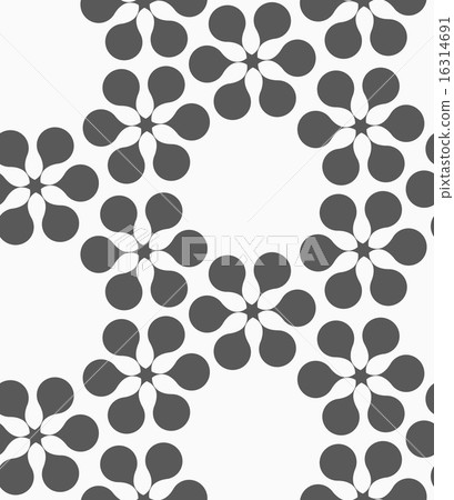 Flat gray with flower forming grid Flat gray with flower forming grid 16314691