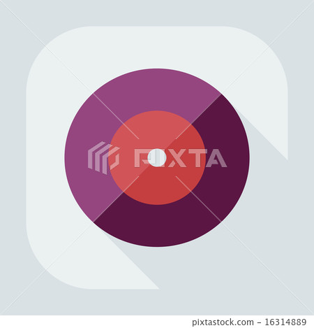 Flat modern design with shadow icon vinyl - Stock Illustration ...