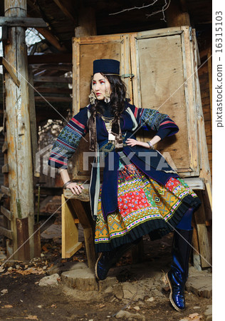 Young Girl in National Vietnam Costume Young Girl in National Vietnam Costume 16315103