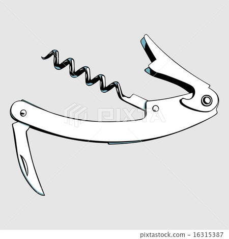 Pocket knife with corkscrew Pocket knife with corkscrew 16315387
