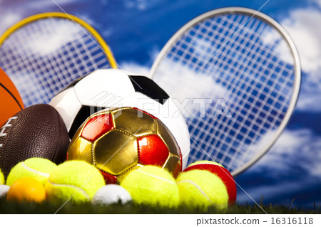 Sports Equipment detail, natural colorful tone 16316118