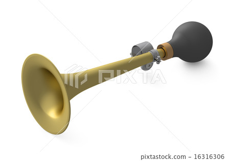 vehicle horn or klaxon closeup 16316306