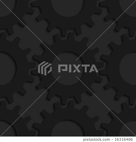 Black 3d gears - Stock Illustration [16316406] - PIXTA