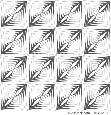 Gray striped triangular shapes with thickening Gray striped triangular shapes with thickening 16316483