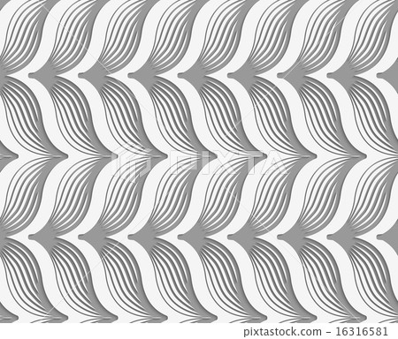 Perforated striped horizontal chevron 16316581