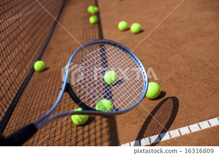 Sport, Tennis racket and balls 16316809