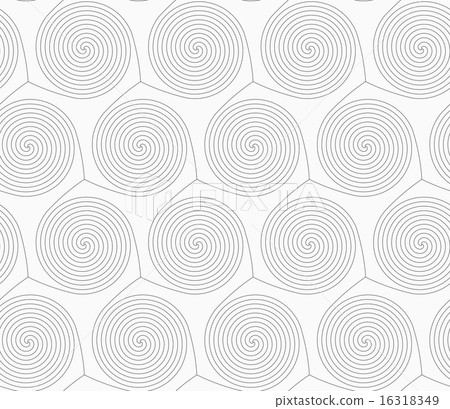 Slim gray merging spirals 16318349