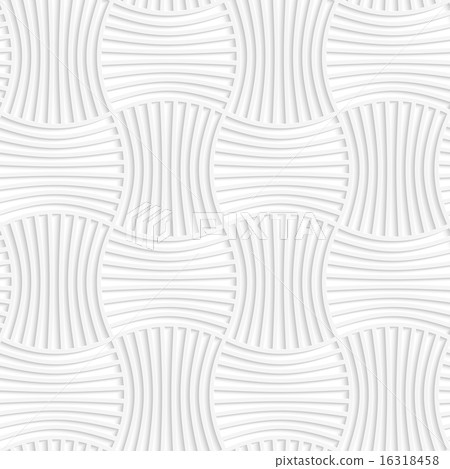 White paper 3D five striped wavy pin will White paper 3D five striped wavy pin will 16318458