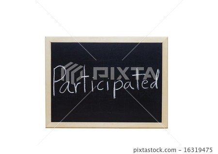 Participated written on blackboard. 16319475