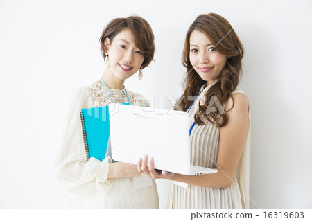 Business image Office casual young lady 2 people Business image Office casual young lady 2 people 16319603
