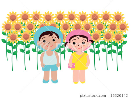 Sunflower and children 16320142