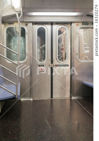 Inside the New York subway car 16320274