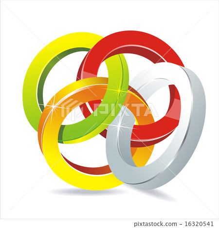 Vector 3d abstract background 16320541