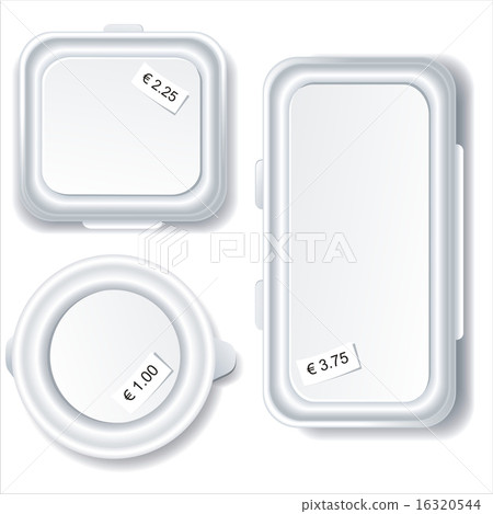 empty plastic container, vector 16320544