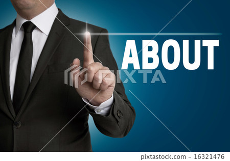 About touchscreen is operated by businessman About touchscreen is operated by businessman 16321476