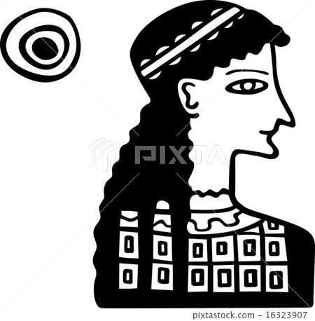 Ancient Greece lady 16323907