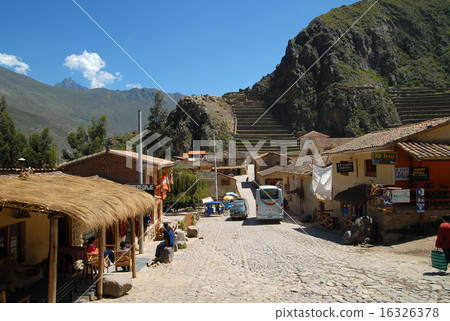 Peru around the entrance to the olantantambo site 16326378