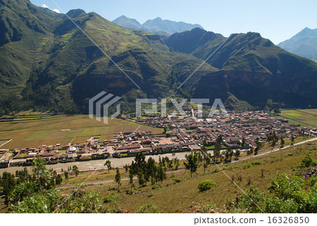 秘魯聖潔谷印加人Pisac村莊 16326850