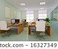 3d modern office room. 16327349