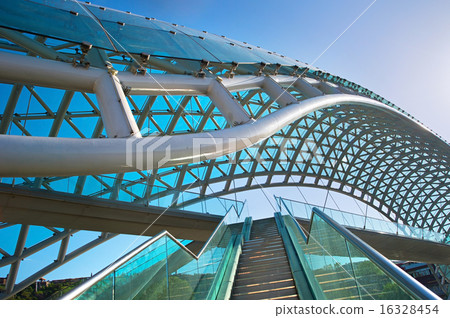 Peace bridge. Tbilisi, Georgia 16328454