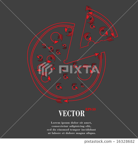 Photo camera diaphragm. Flat modern web button and Photo camera diaphragm. Flat modern web button and 16328682