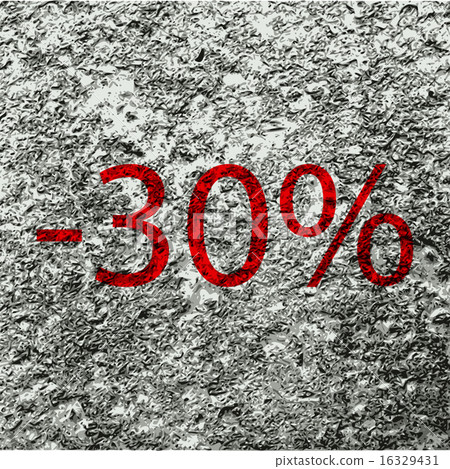 30 percent discount icon symbol Flat modern web de 16329431