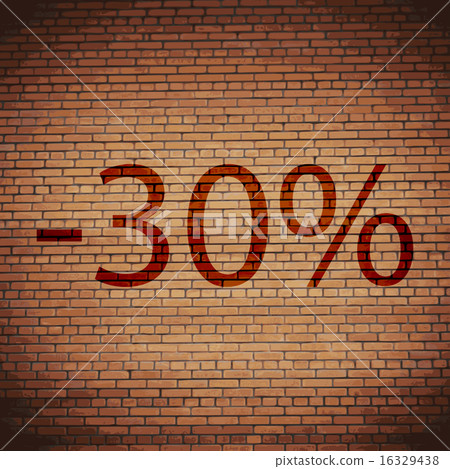 30 percent discount icon symbol Flat modern web de 16329438