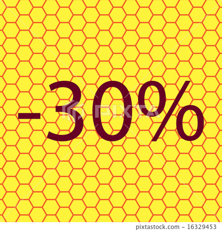 30 percent discount icon symbol Flat modern web de 16329453