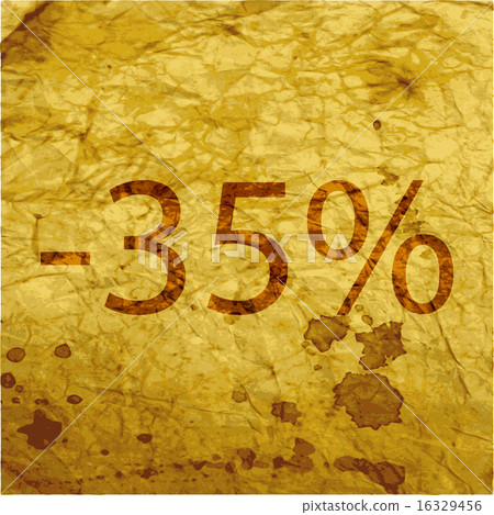 35 percent discount  icon symbol Flat modern web d 16329456