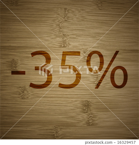35 percent discount  icon symbol Flat modern web d 16329457