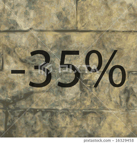 35 percent discount  icon symbol Flat modern web d 16329458