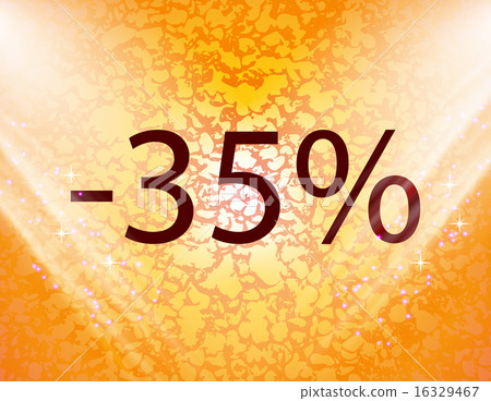 35 percent discount  icon symbol Flat modern web d 16329467
