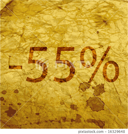 55 percent discount icon symbol Flat modern web de 16329648