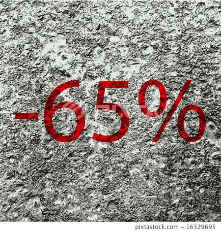 65 percent discount  icon symbol Flat modern web d 16329695
