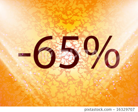 65 percent discount  icon symbol Flat modern web d 16329707