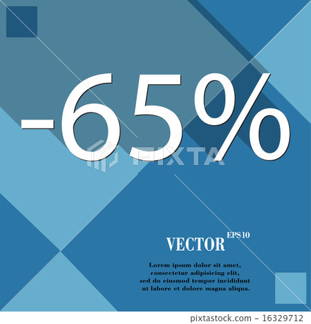 65 percent discount icon symbol Flat modern web d 65 percent discount icon symbol Flat modern web d 16329712