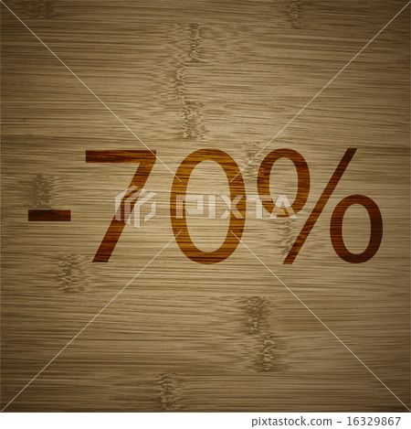 70 percent discount icon symbol Flat modern web de 16329867