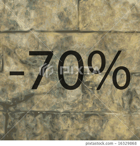 70 percent discount icon symbol Flat modern web de 16329868