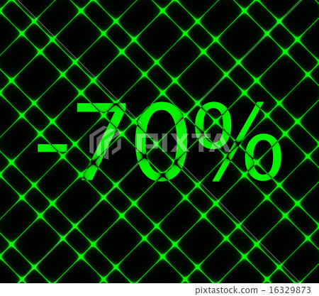 70 percent discount icon symbol Flat modern web de 16329873
