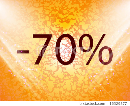 70 percent discount icon symbol Flat modern web de 16329877
