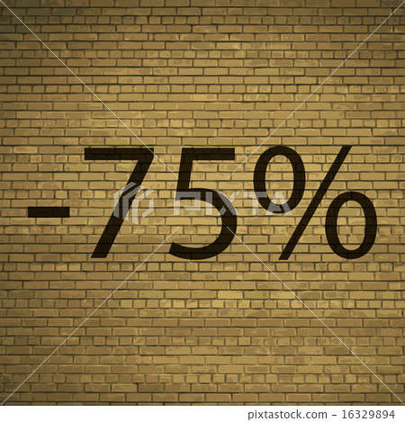 75 percent discount icon symbol Flat modern web de 75 percent discount icon symbol Flat modern web de 16329894