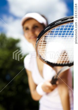 Tennis player, natural colorful tone 16331164