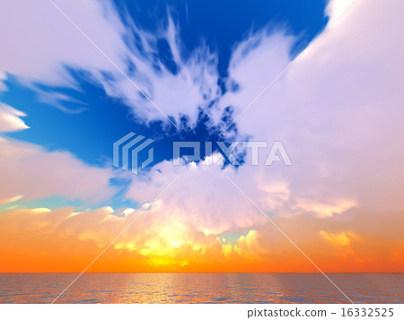 Wind and clouds with the sea Wind and clouds with the sea 16332525