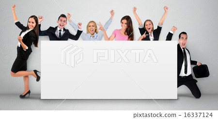 Empty banner with people Empty banner with people 16337124