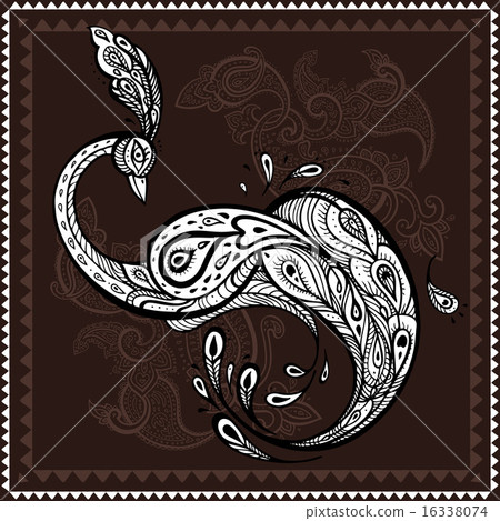 Peacock. Decorative Vector illustration. Peacock. Decorative Vector illustration. 16338074