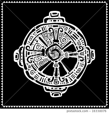 Hunab Ku. Mayan symbol. Vector illustration. Hunab Ku. Mayan symbol. Vector illustration. 16338076