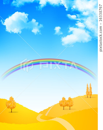Fall sky background - Stock Illustration [16338767] - PIXTA