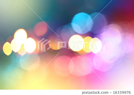 Abstract city lights blur blinking background.  16339976