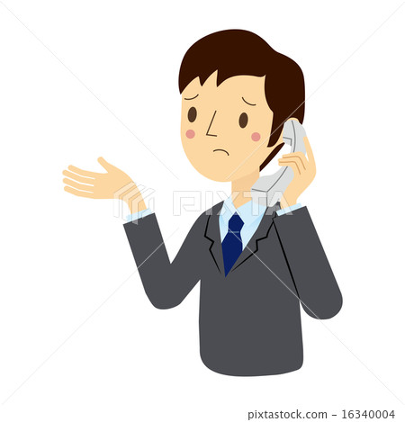 A businessman who is calling 16340004